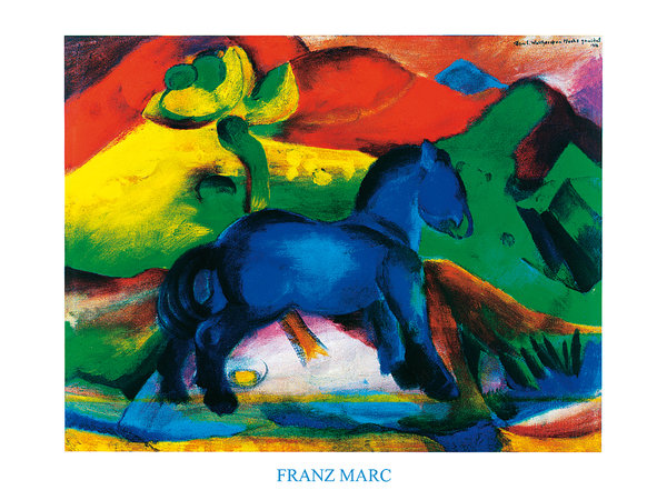 Franz Marc - Blaue Pferdchen (Blaues Pferdchen)