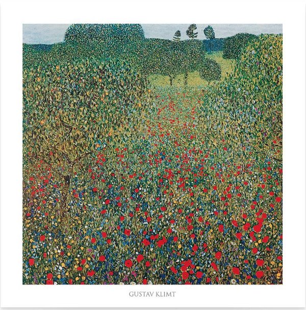 Gustav Klimt - Campo di Papaveri