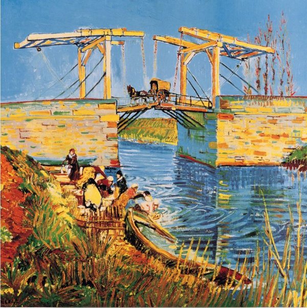 Vincent van Gogh - Die Brücke bei Langlois in Arles