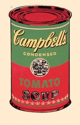 Campbell`s Soup Can, 1965 (green & red)