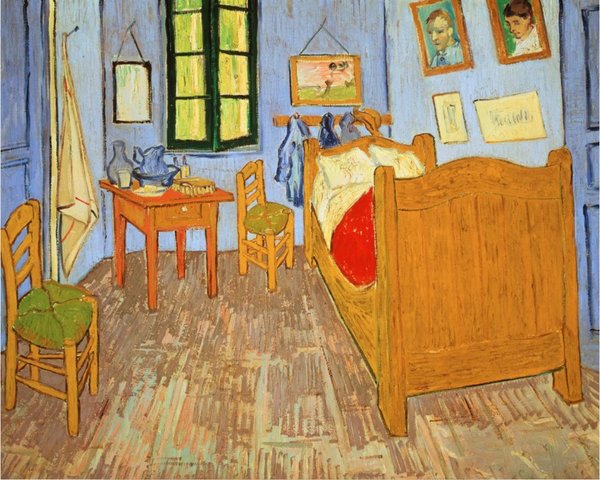 Vincent van Gogh - Bedroom at Arles (Schlafzimmer in Arles)