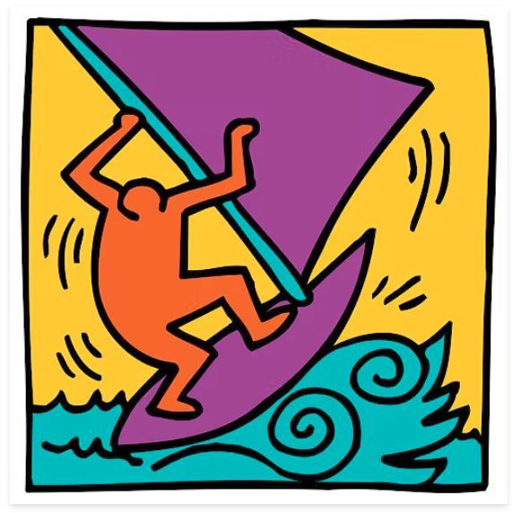 Keith Haring - Untitled (Boat)