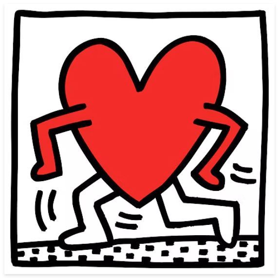 Keith Haring - Untitled (Herz)