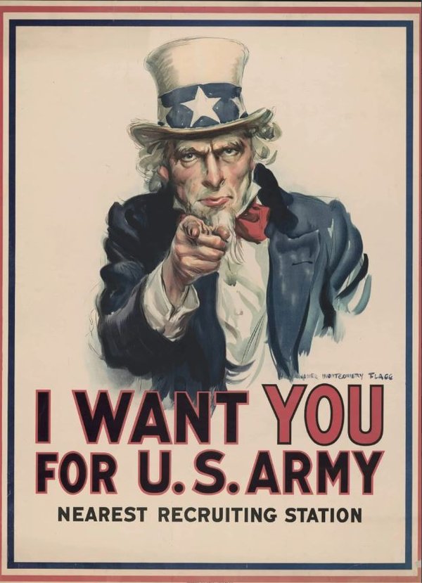 I WANT YOU (Uncle Sam)