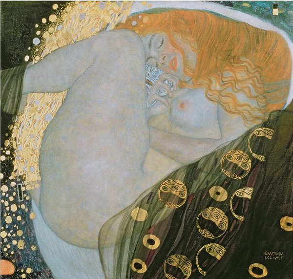 Gustav Klimt - Danae , 1907