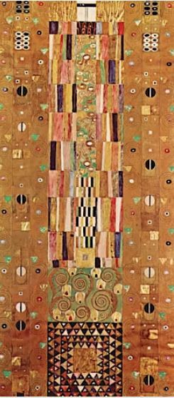 Gustav Klimt - Pattern for the Stoclet Frieze, around 1905/06, End Wall