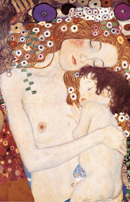 Gustav Klimt - Die drei Lebensalter (Ausschnitt Mutter und Kind)