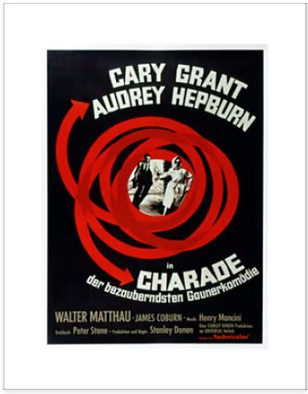 CHARADE - Audrey Hepburn, Cary Grant