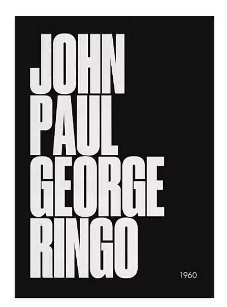 THE BEATLES - John Paul George Ringo