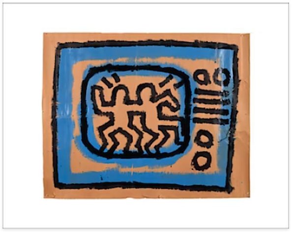 Keith Haring -  Untitled , 1981 (tv)