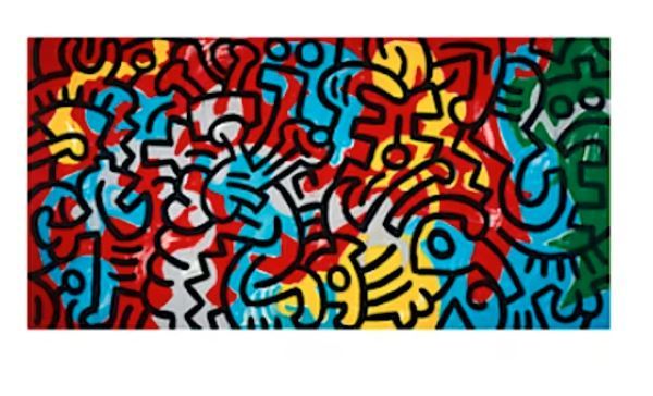 Keith Haring - Untitled , 1985 (abstract)