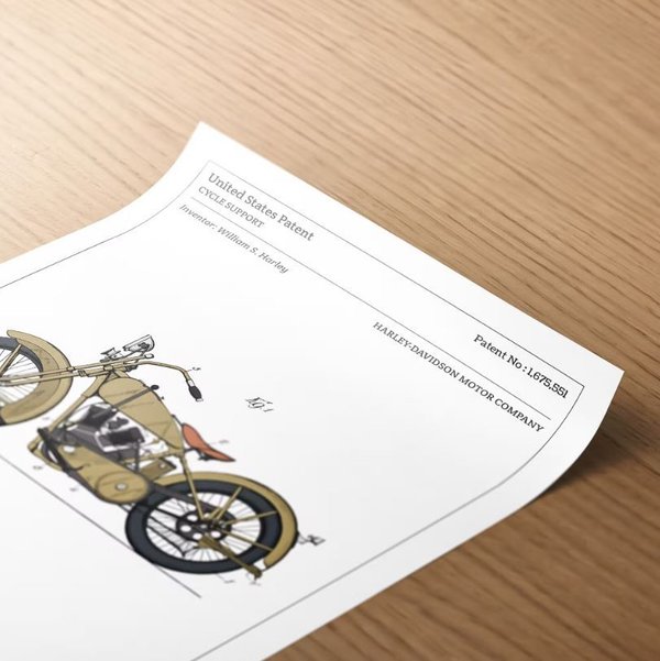 Harley-Davidson (Patentdruck)