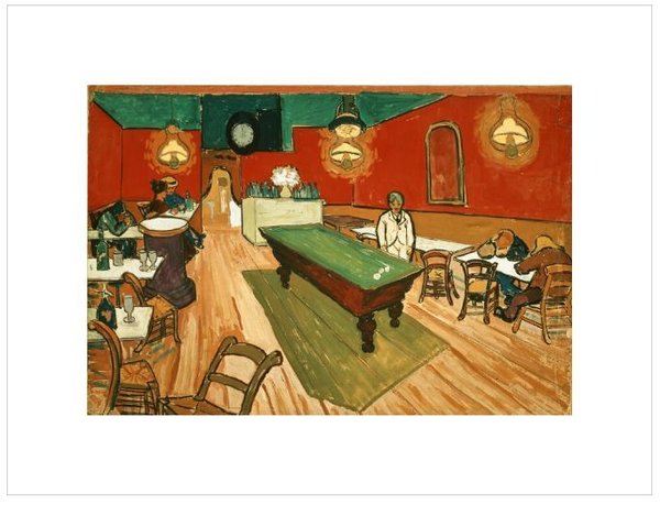 Vincent van Gogh - Night Cafe in Arles (Place Lamartine),1888.